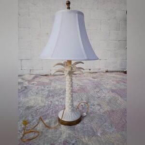 Frederick Cooper Old Money Hollywood Regency Quiet Luxe ✨ Brass Ceramic 🌴Lamp🌴